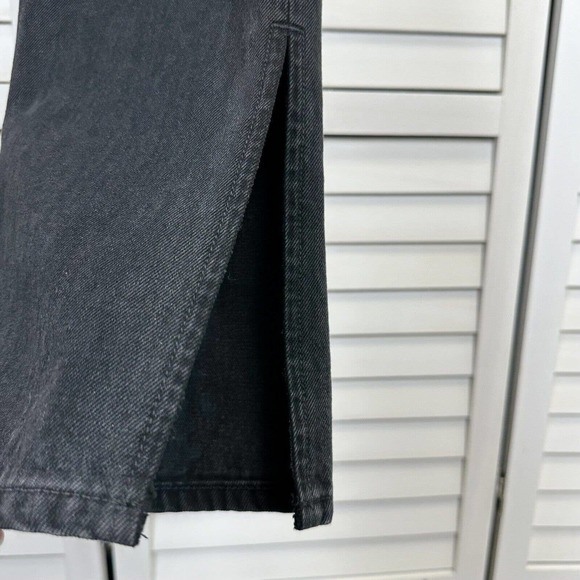 NWOT GRLFRND The Hailey Low Rise Boot Jeans Slit Hem Sunset Strip Black Size 27 - Picture 5 of 13